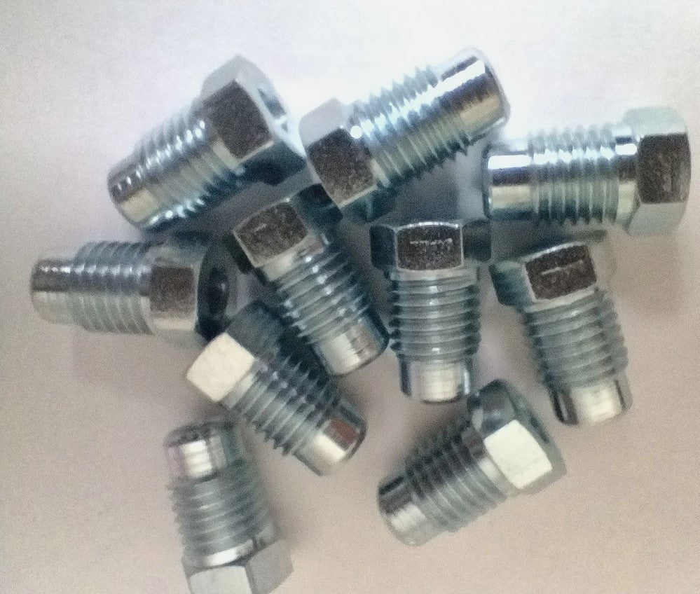 10 x 1.25mm Brake Pipe Nuts Fiat Long for 3/16" Pipe (10)