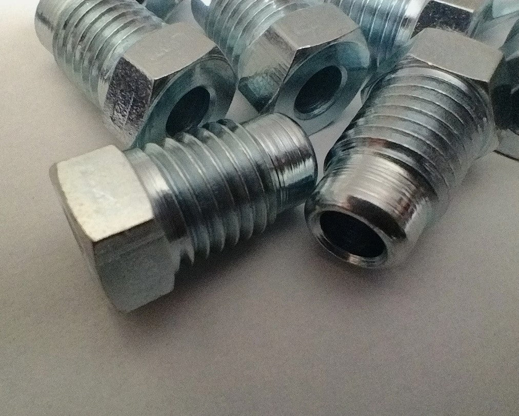 10 x 1.25mm Brake Pipe Nuts Fiat Long for 3/16" Pipe (10)