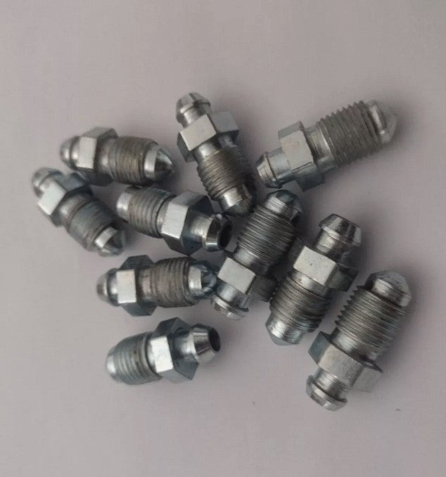 10mm x 1mm Brake Bleed Screw Nipple Small (10)