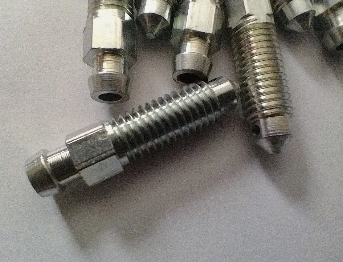 1/4" x 28 UNF Brake Bleed Screw Nipple (10)