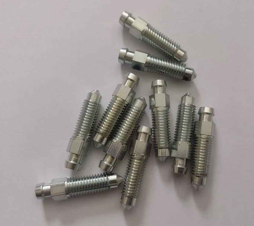 1/4" x 28 UNF Brake Bleed Screw Nipple (10)