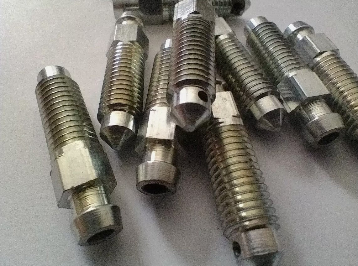 1/4" x 28 UNF Brake Bleed Screw Nipple (10)