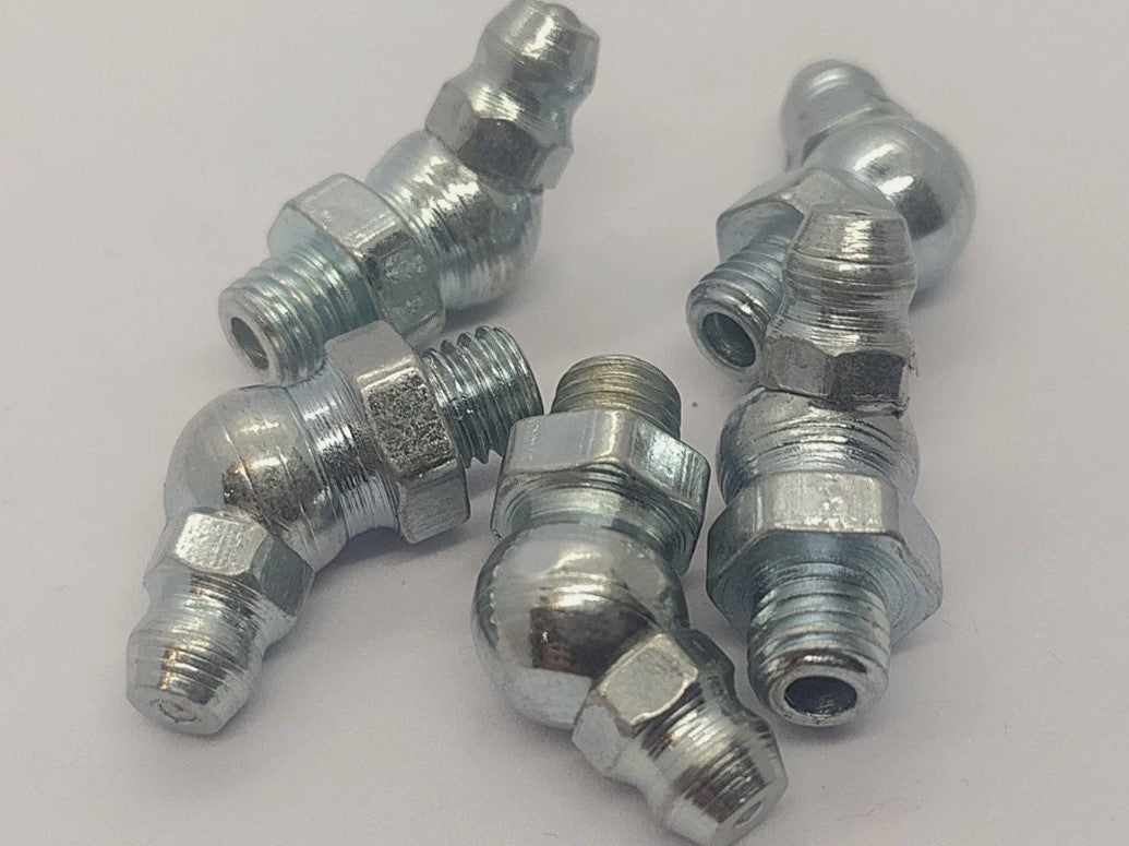 1/4" UNF Grease Nipples 45 Deg (5)
