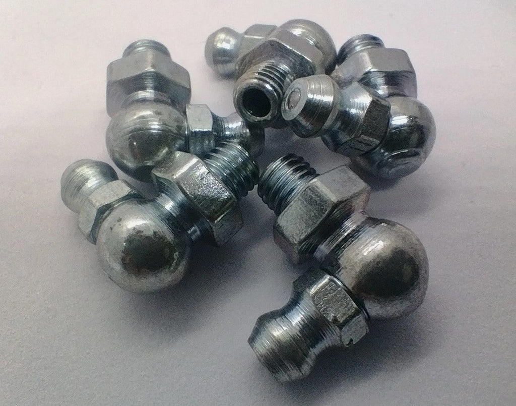 1/4" UNF Grease Nipples 90 Deg (5)