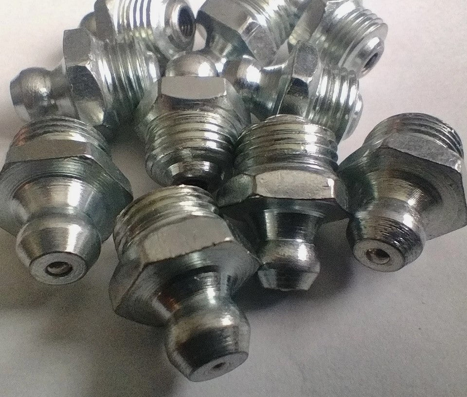 1/8" BSP Grease Nipples Straight (10)