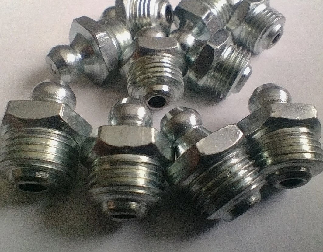 1/8" BSP Grease Nipples Straight (10)