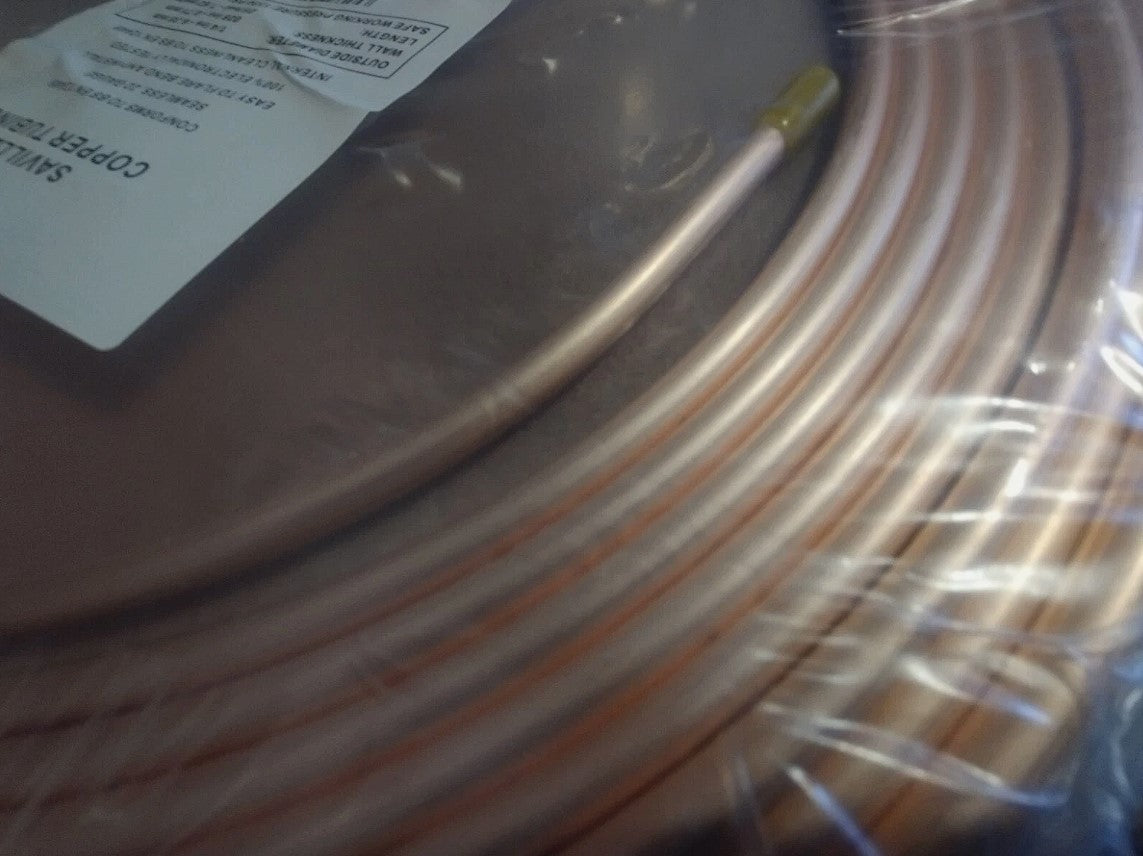 1/4" Copper Brake Pipe 25'